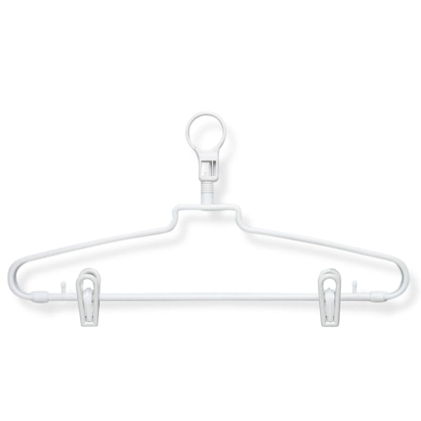 Honey-Can-Do HNG-01357 Hotel Hangers with Security Loop and Clips 72-Pack 